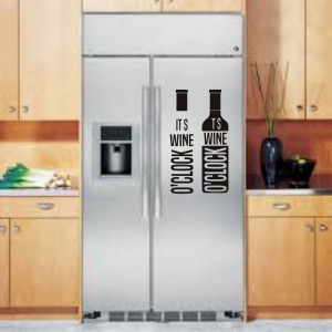 Sticker perete Wine O'Clock - Img 1