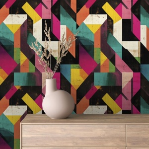 Tapet personalizat Forme Geometrice 24
