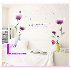 Sticker perete Art Tullips - Img 4