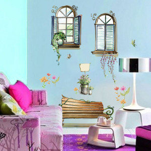 Sticker perete French Windows - Img 2
