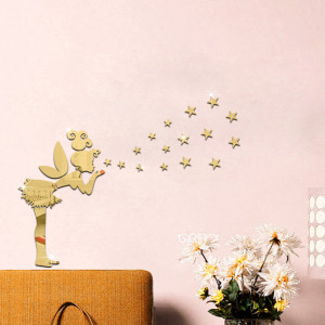 Sticker perete Mirror Fairy Gold - Img 2