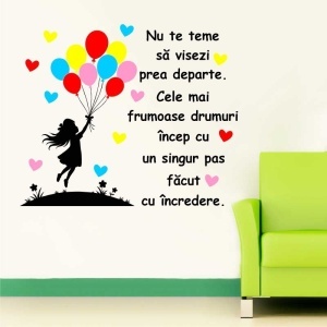 Sticker perete Nu te teme sa visezi