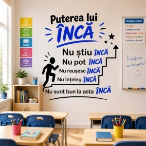 Sticker perete Puterea lui ÎNCĂ pentru sala de clasă 2