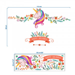 Sticker perete Rainbow Unicorn - Img 7