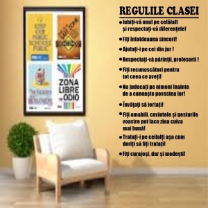 Sticker perete Regulile Clasei3