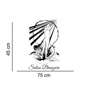 Sticker perete Salon Bronzare 111