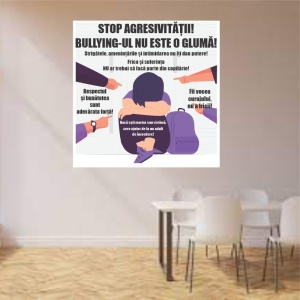 Sticker perete STOP Bullying - STOP Agresivitatii! 2