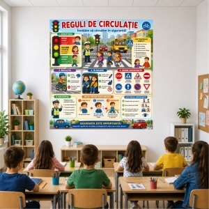 Plansa Educativa Reguli de Circulatie