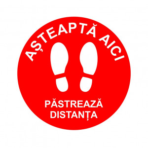 Sticker Indicator Asteapta Aici 2