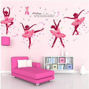 Sticker perete it is all about dancing! Ballerina 60x90 cm - Img 2