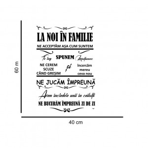 Sticker perete La noi in Familie 2 - Img 2