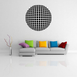 Sticker perete Optical Illusion Round - Img 2