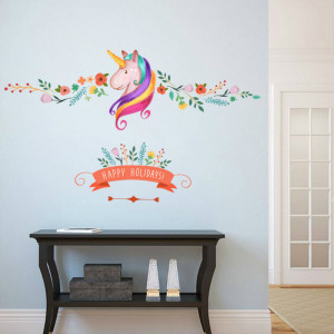 Sticker perete Rainbow Unicorn - Img 4
