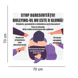 Sticker perete STOP Bullying - STOP Agresivitatii! 3