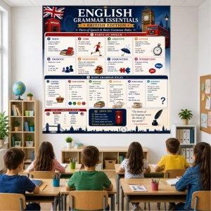 Plansa Educativa English Grammar 2