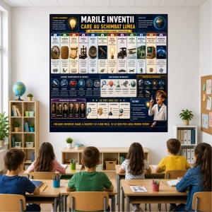 Plansa Educativa Inventii care au schimbat lumea 1
