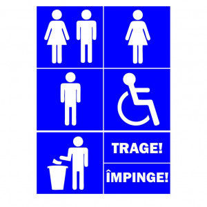 Set stickere indicatoare birou