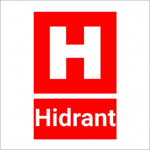 Sticker indicator Hidrant