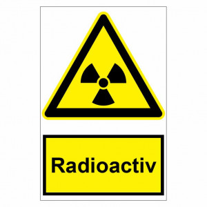 Sticker indicator Radioactiv