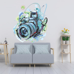 Sticker perete Camera Foto - Img 2