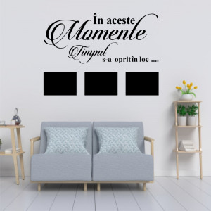 Sticker perete personalizat In aceste momente (3 rame foto) - Img 3