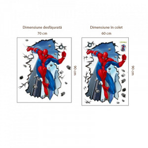 Sticker perete Spiderman 3D - Disney Marvel - Img 4