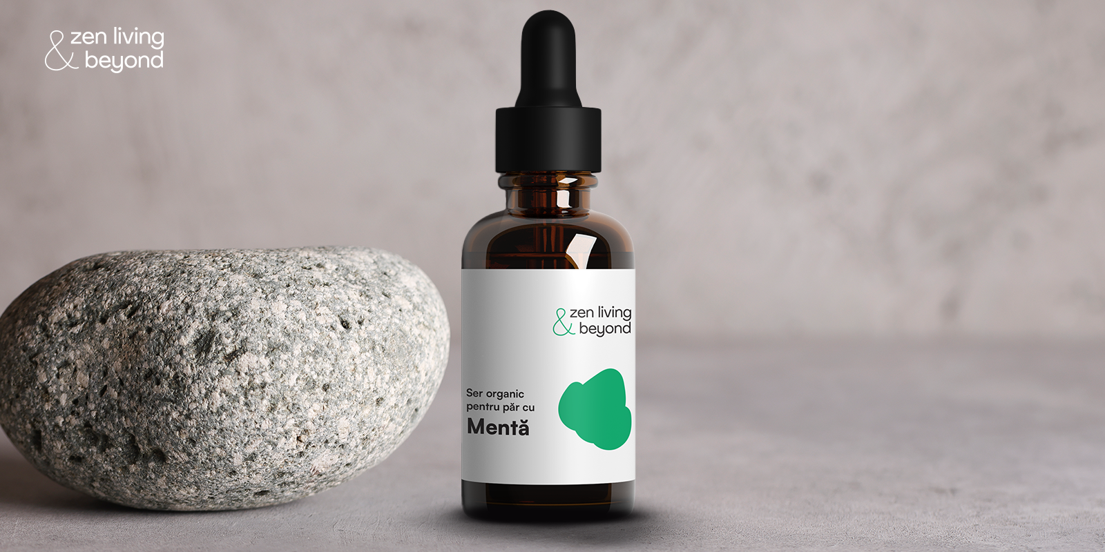 Dă un boost natural sănătății părului tău cu Serul organic pentru păr menta