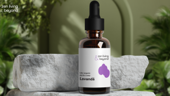 Ulei organic de corp cu Lavandă, 50 ml
