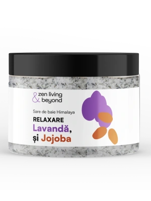 Sare de baie Himalaya Relaxare cu Lavandă și Jojoba, 500 g
