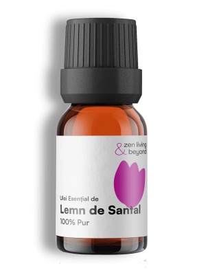 Ulei esențial de Lemn de Santal, 100% pur, 10 ml