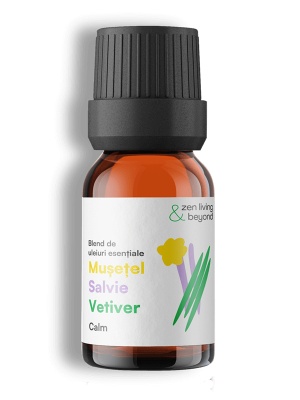Blend Calm- mușetel, salvie, vetiver, 10 ml