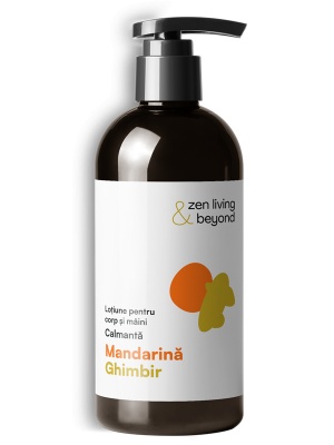 Loțiune de corp Calmantă cu Mandarină și Ghimbir, 250 ml