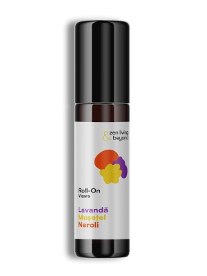 Roll-on Aromaterapie Visare - Lavandă, Mușețel, Neroli, 10 ml