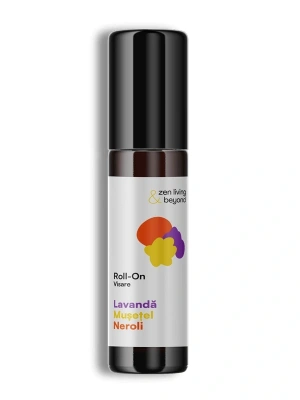 Roll-on Aromaterapie Visare - Lavandă, Mușețel, Neroli, 10 ml
