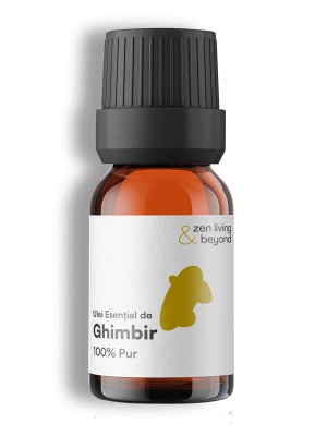 Ulei esențial de Ghimbir, 100% pur, 10 ml