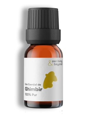 Ulei esențial de Ghimbir, 100% pur, 10 ml