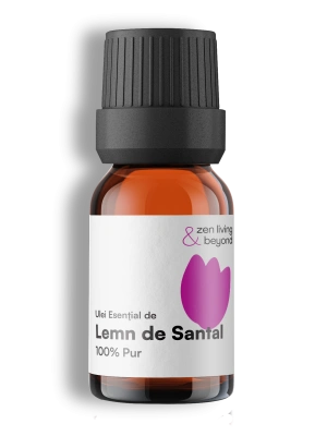 Ulei esențial de Lemn de Santal, 100% pur, 10 ml