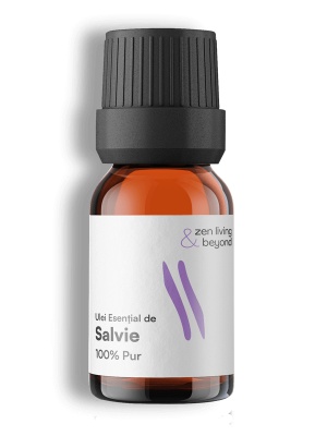Ulei esențial de Salvie, 100% pur, 10 ml