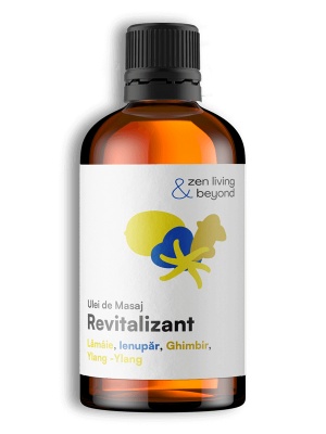 Ulei de Masaj Revitalizant-lămâie, ienupăr, ghimbir, ylang -ylang, 100 ml