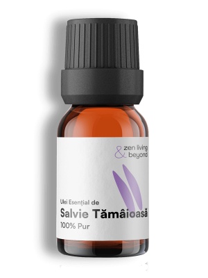 Ulei esențial de Salvie Tămâioasă, 100% pur, 10 ml