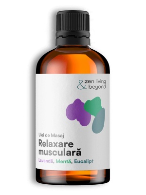 Ulei de Masaj Relaxare musculară- lavandă, mentă, eucalipt, 100 ml