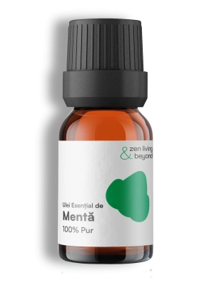 Ulei esențial de Mentă, 100% pur, 10 ml
