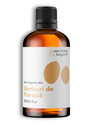 Ulei vegetal de Sâmburi de Piersică, 100% pur, 100 ml