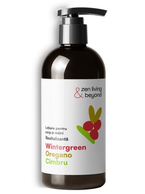Loțiune de corp Revitalizantă - wintergreen, oregano, cimbru 250 ml