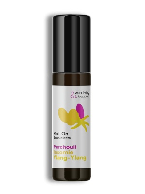 Roll-on Aromaterapie Senzualitate - Patchouli, Iasomie, Ylang-Ylang, 10 ml