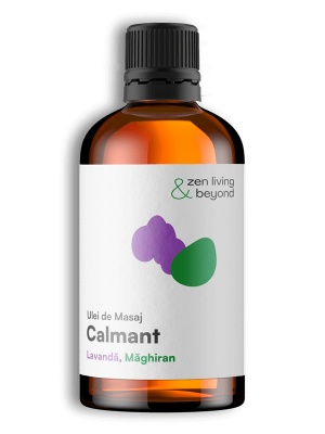 Ulei de Masaj Calmant cu Lavandă și Măghiran, 100ml