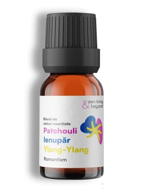 Blend uleiuri esențiale Romantism - Patchouli, Ienupăr, Ylang-Ylang, 10 ml