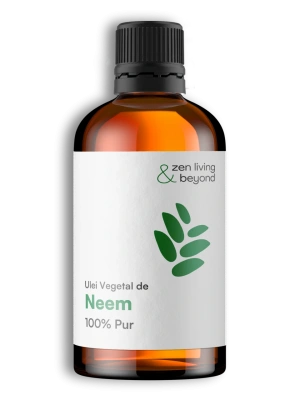 Ulei vegetal de Neem, 100% pur, 100 ml