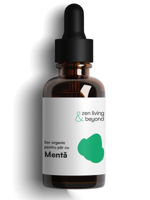 Ser organic păr cu Argan, Ricin și Mentă, 30ml
