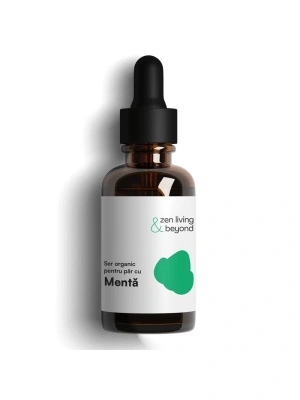 Ser organic păr cu Argan, Ricin și Mentă, 30ml